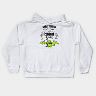 Great Things Comfort Zone Cute Cat Kids Hoodie